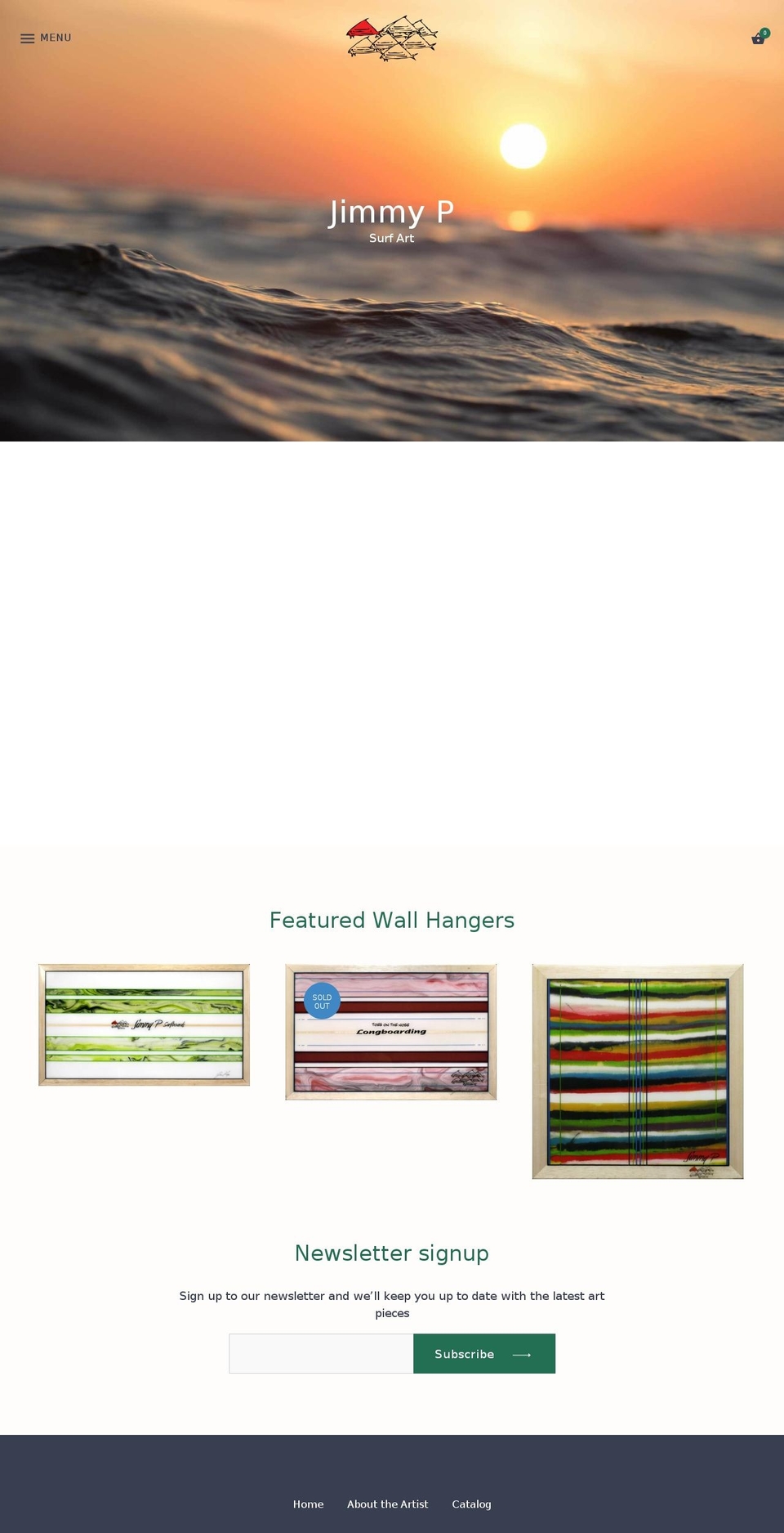 jimmypsurf.com — Shopify storefront screenshot