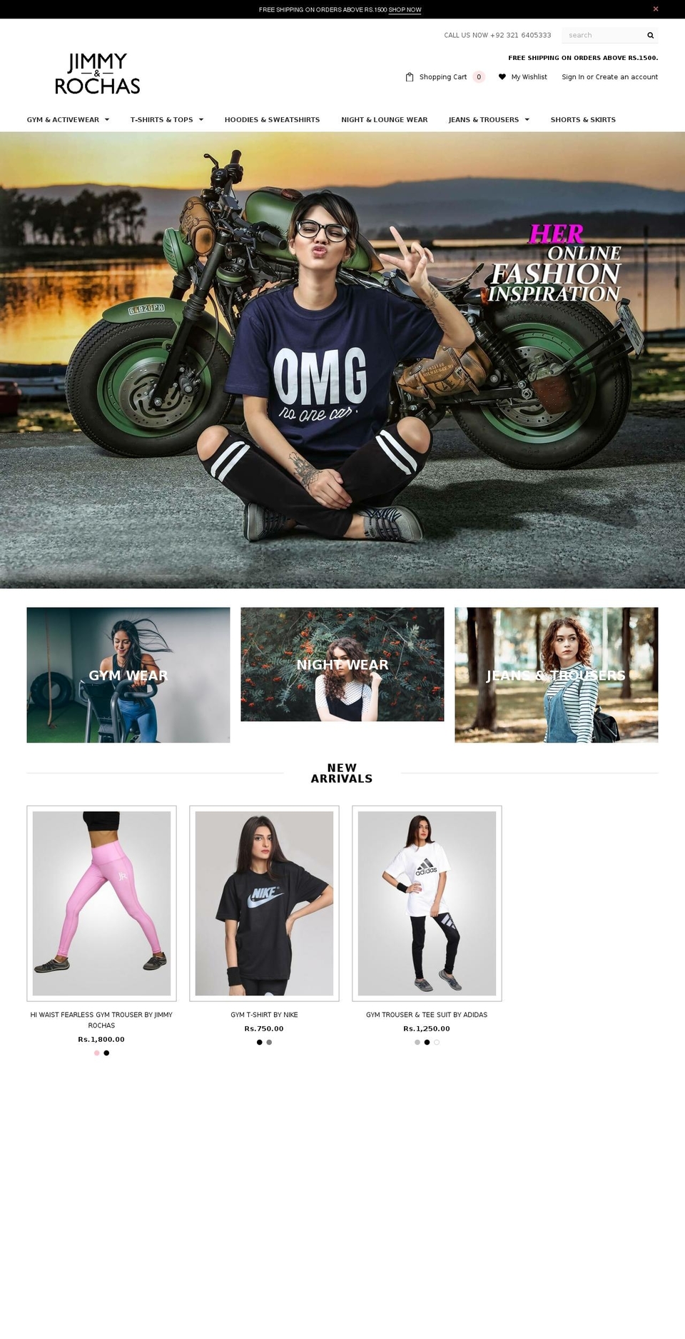 jimmyrochas.com shopify website screenshot