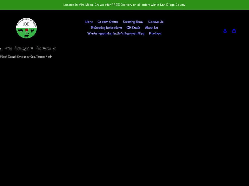 jimsbackyardbarbecue.com shopify website screenshot