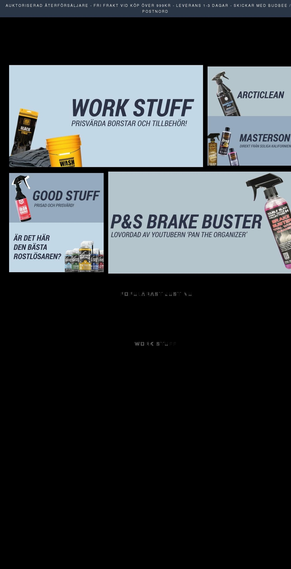 jimsgarage.se shopify website screenshot