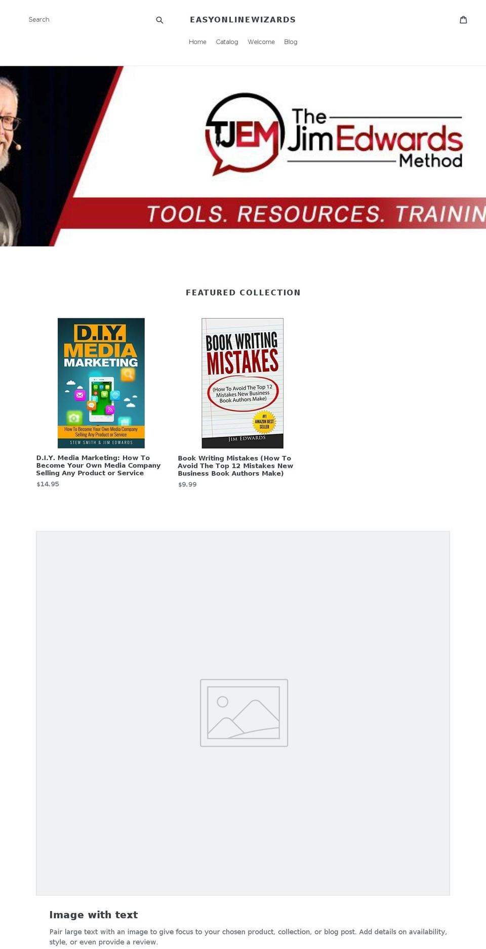 jimsproducts.com shopify website screenshot