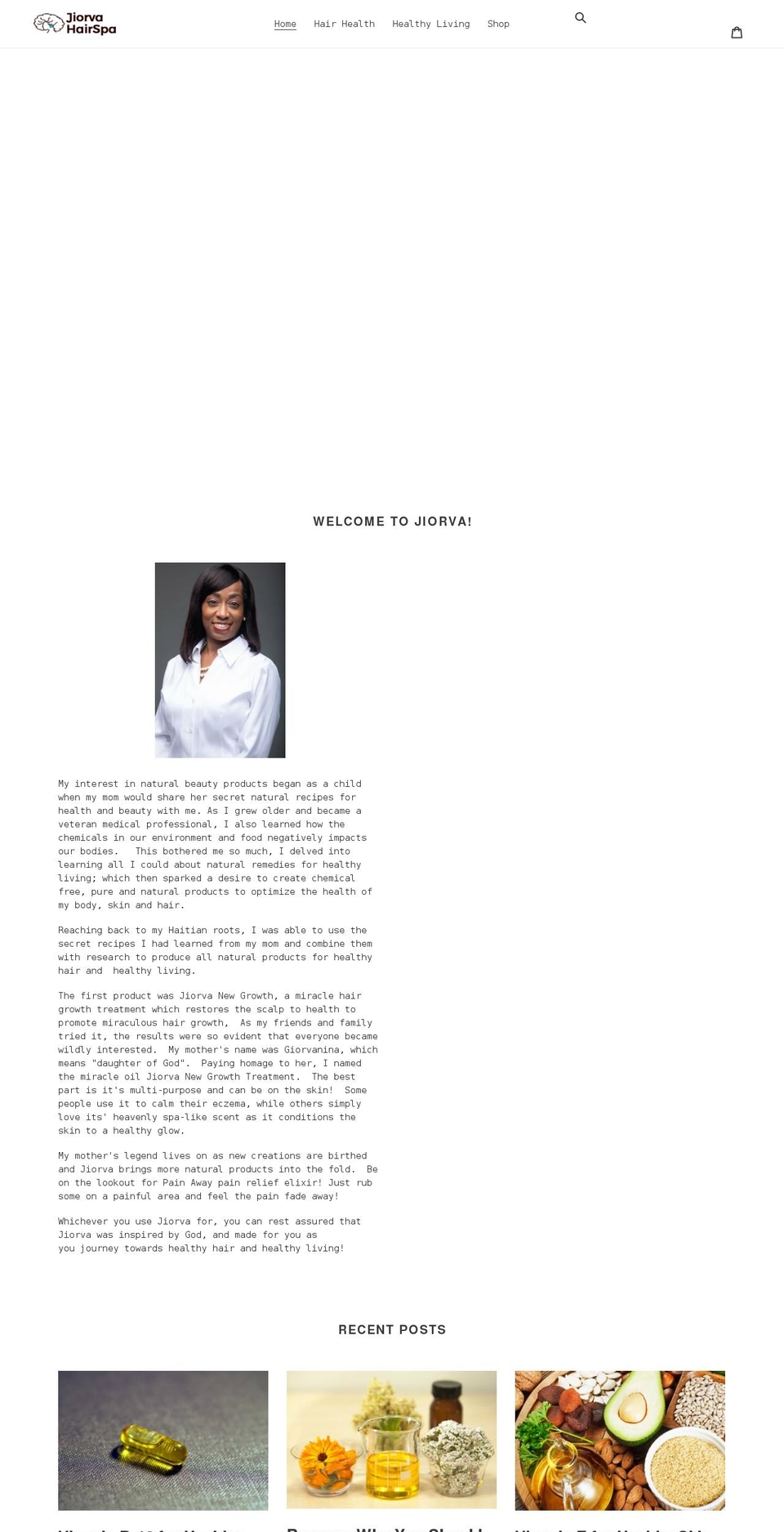 jiorva.com shopify website screenshot