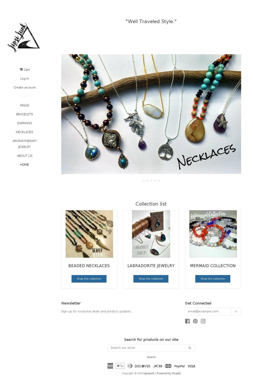 jipsijunk.com — Shopify storefront screenshot