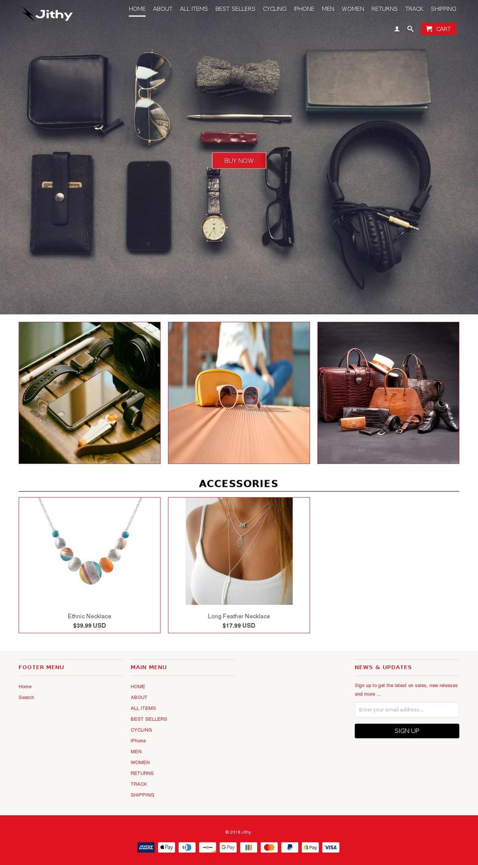 jithy.com — Shopify storefront screenshot