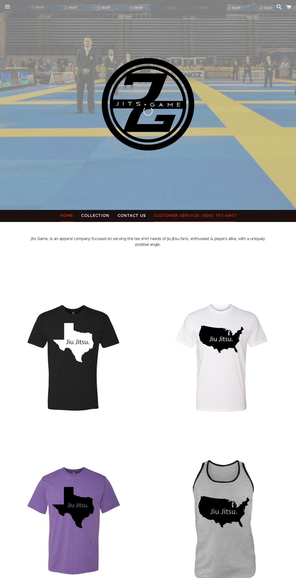 jitsgame.com shopify website screenshot