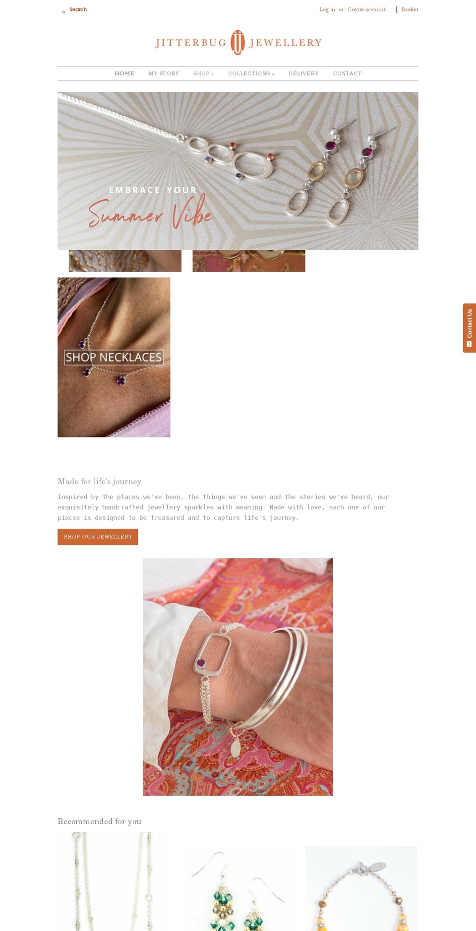 jitterbugjewellery.co.uk shopify website screenshot