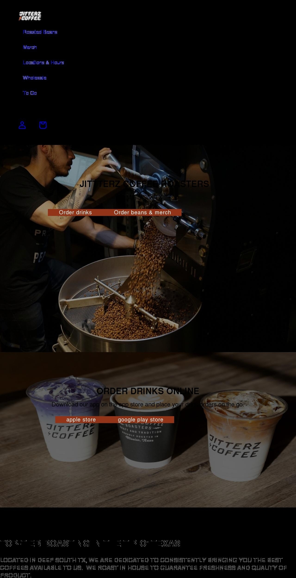 jitterz.co shopify website screenshot