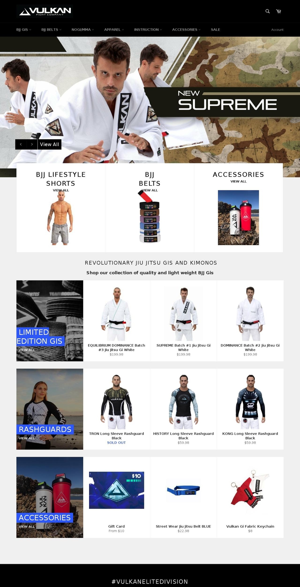 jiujitsu4everyone.com — Shopify storefront screenshot