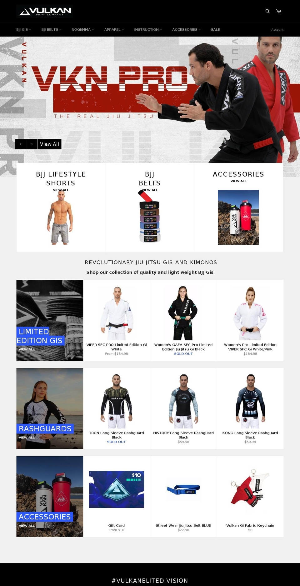 jiujitsuco.com — Shopify storefront screenshot