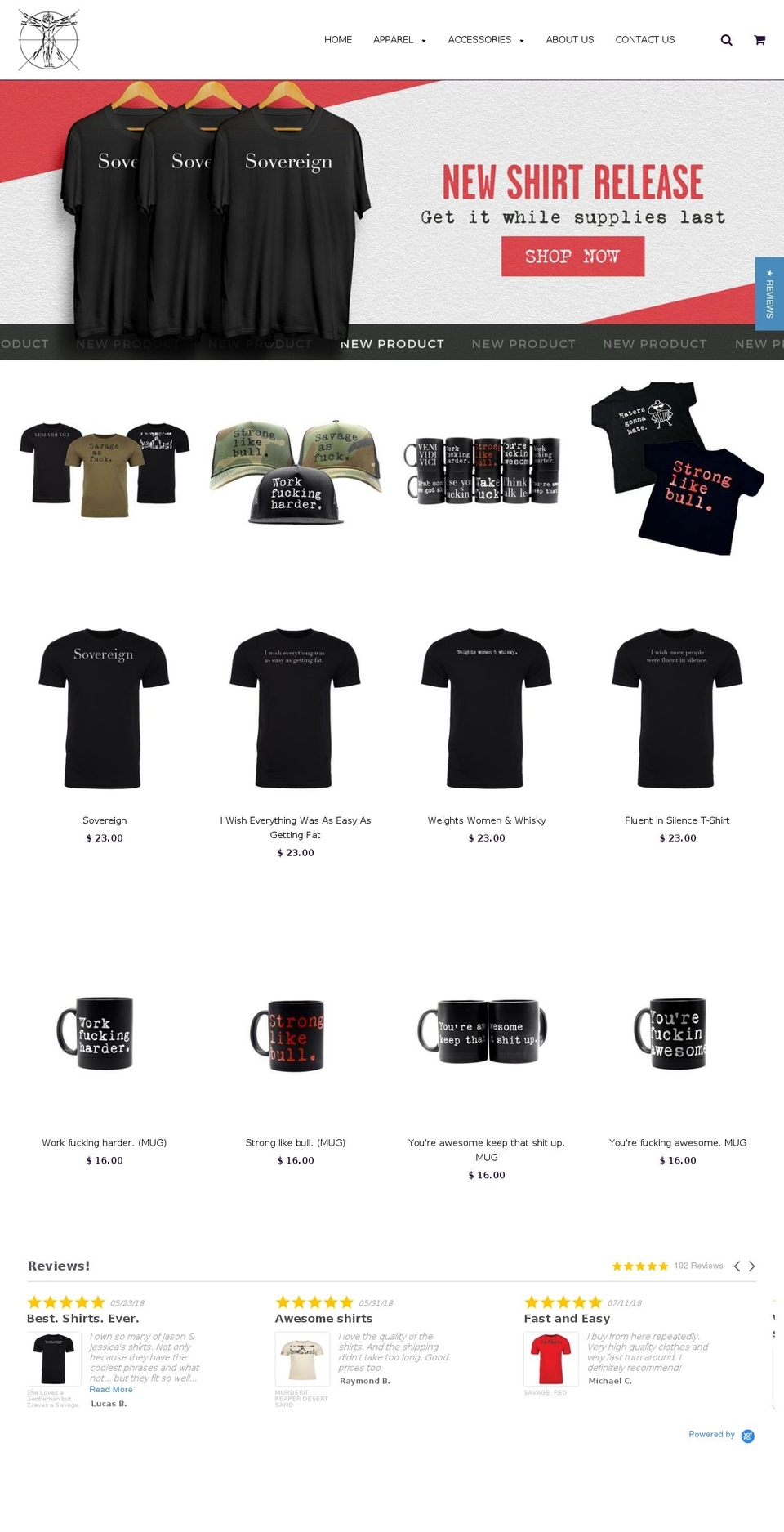 jjclothing.com — Shopify storefront screenshot