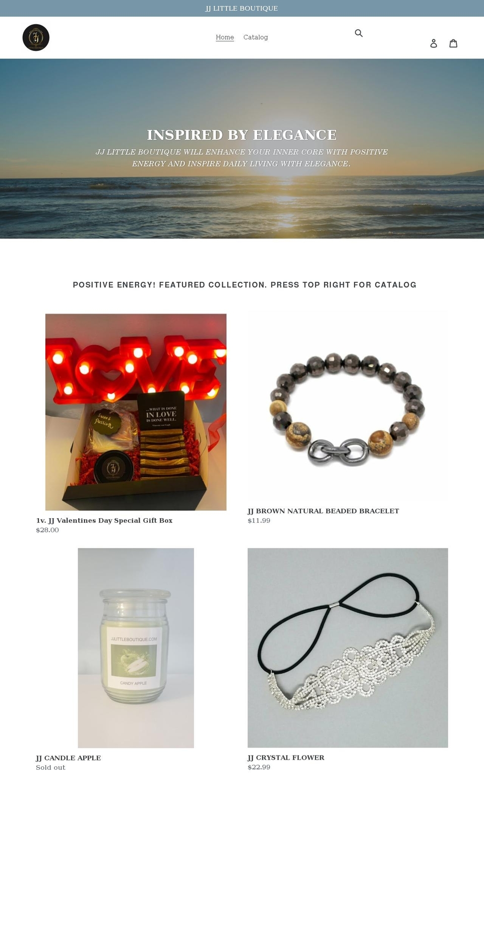 jjlittleboutique.com shopify website screenshot
