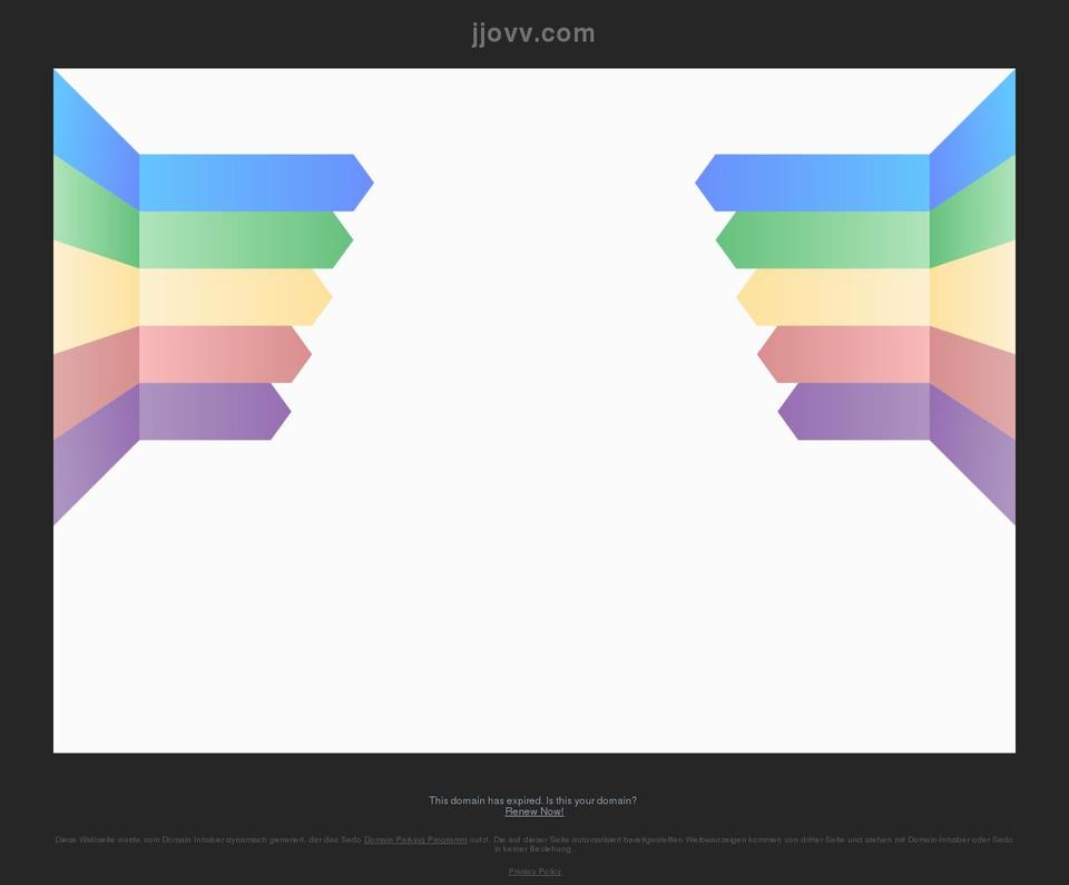 jjovv.com shopify website screenshot