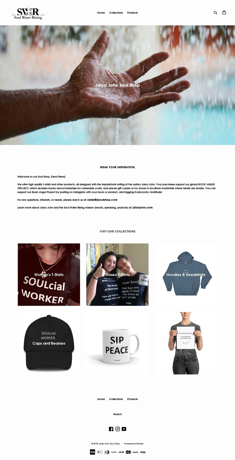 jjsoulshop.com — Shopify storefront screenshot