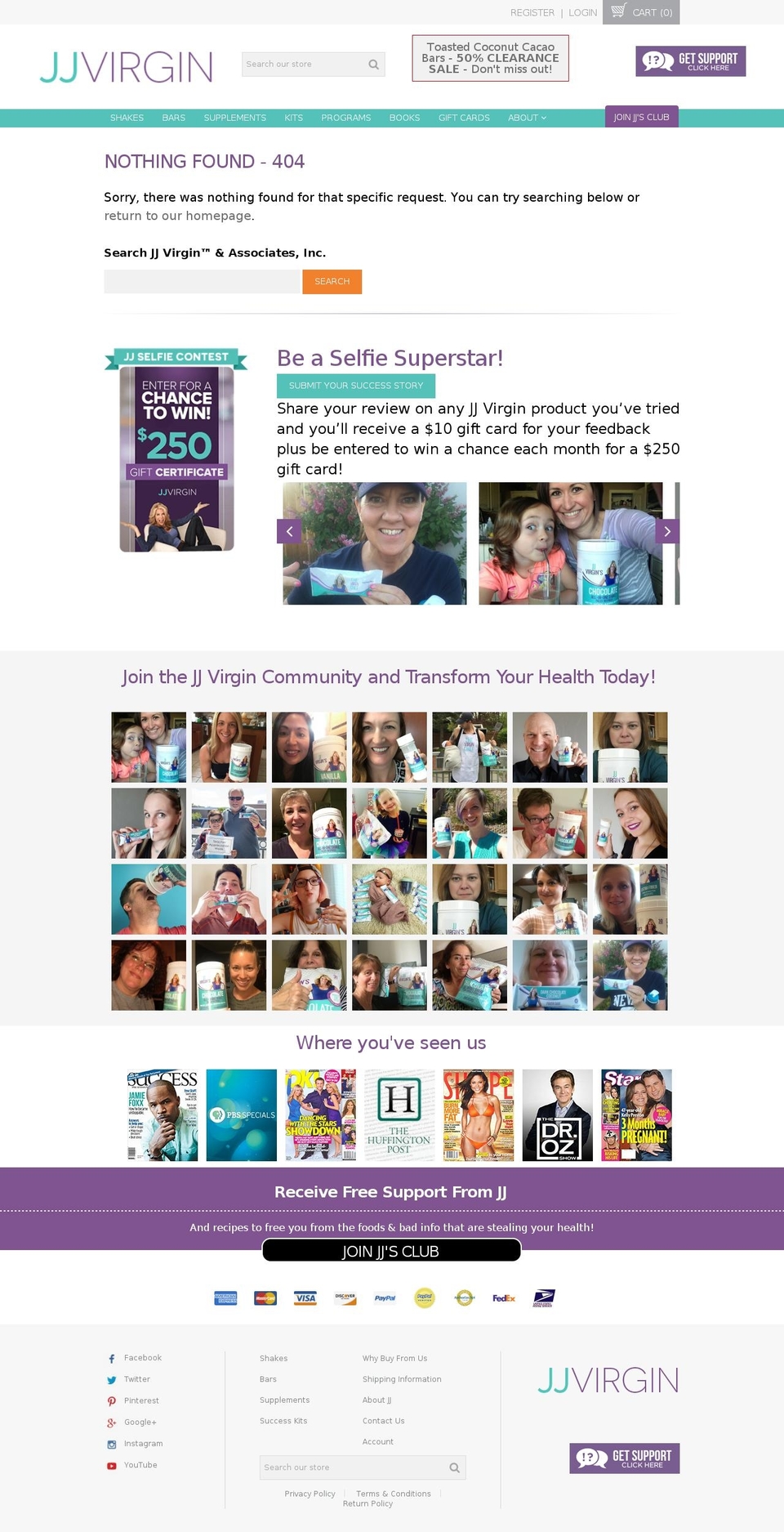 jjvirgininfo.com shopify website screenshot