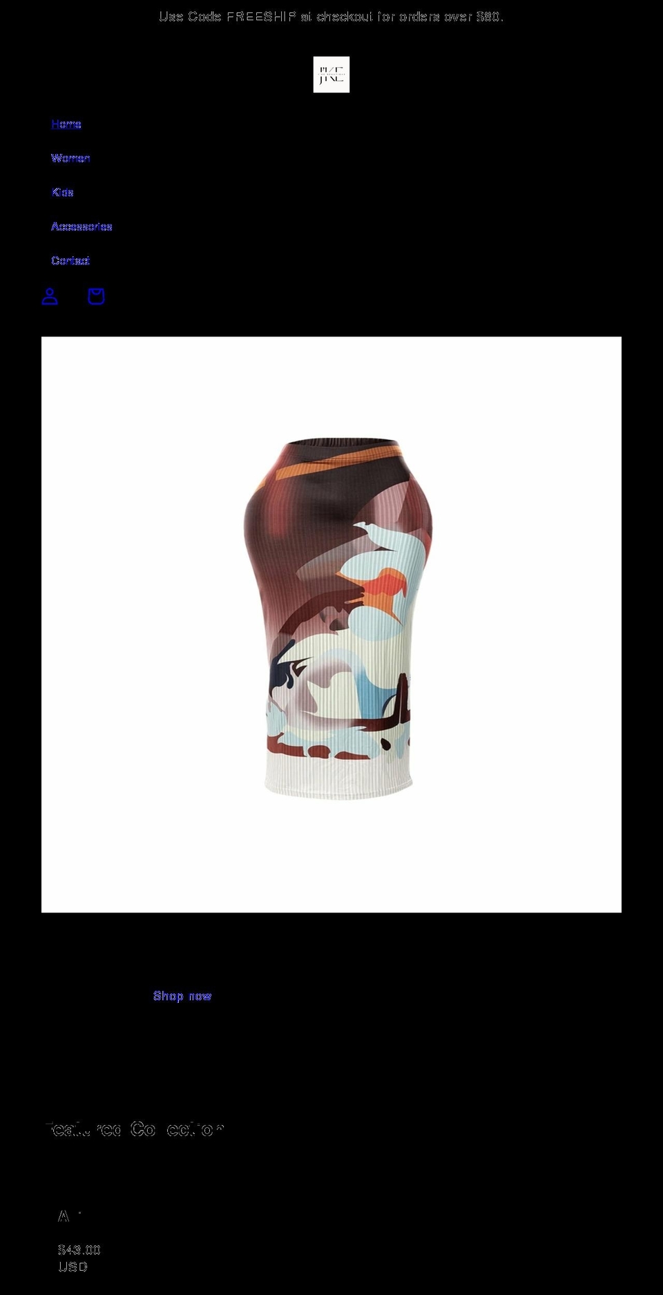 jkbeautique.com shopify website screenshot