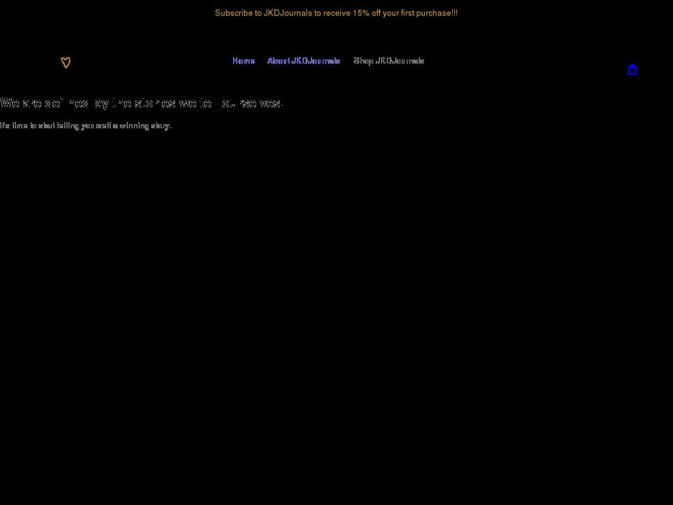 jkdjournals.com shopify website screenshot