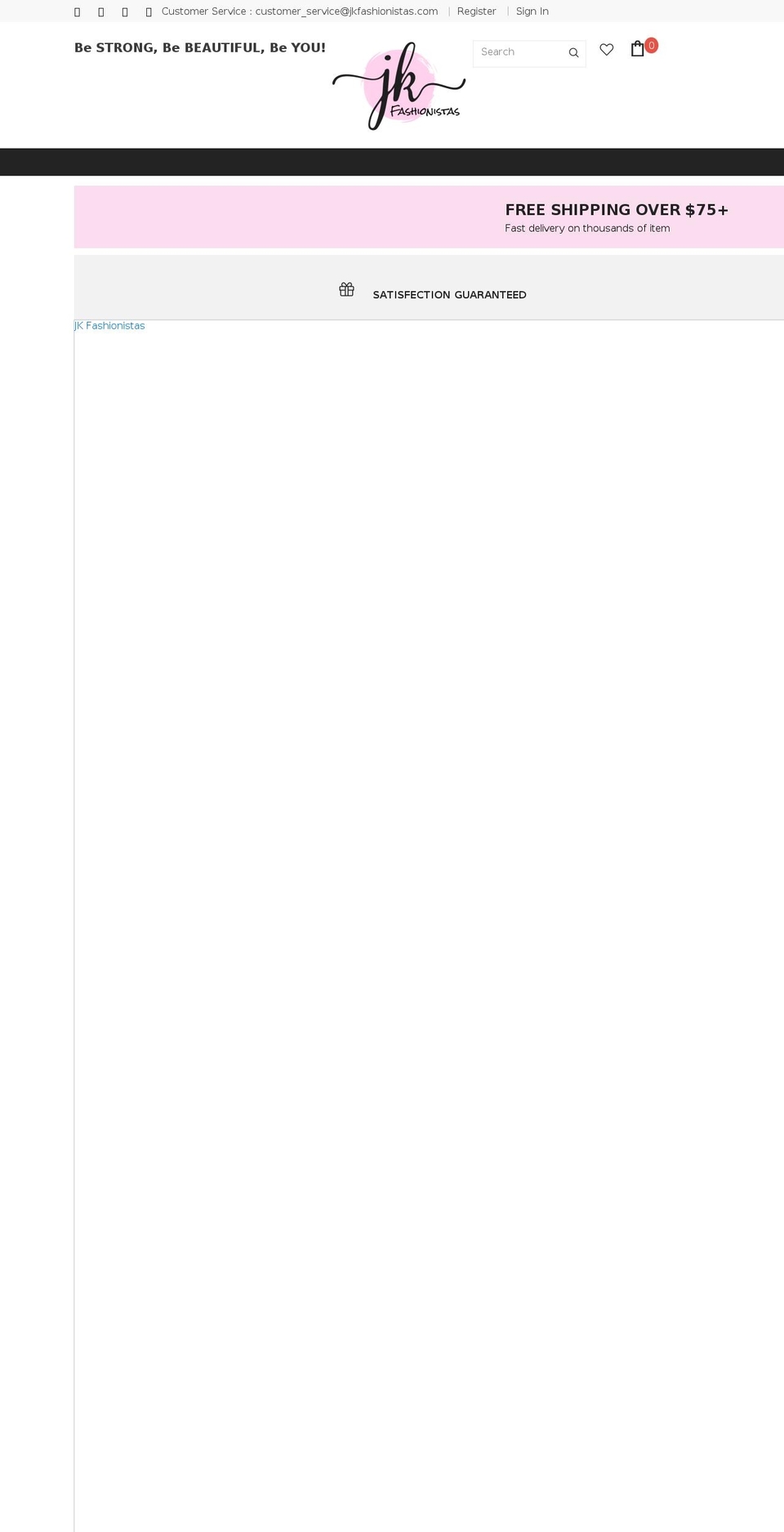 jkfashionistas.com shopify website screenshot