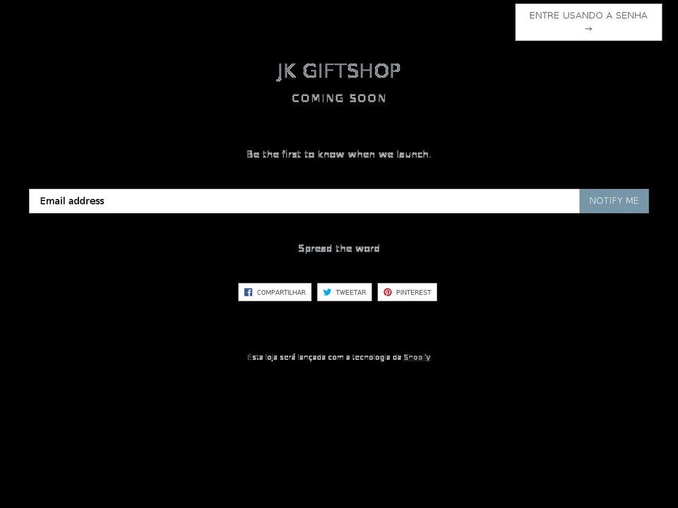 jkgiftshop.com — Shopify storefront screenshot