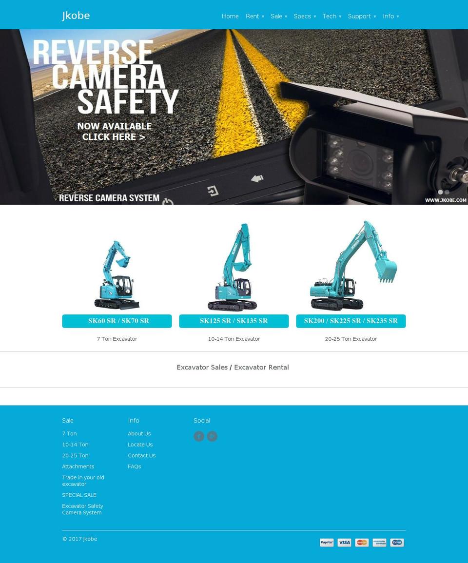 jkobe.com shopify website screenshot