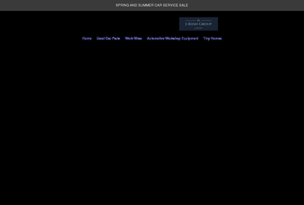 jkoshgroup.com shopify website screenshot