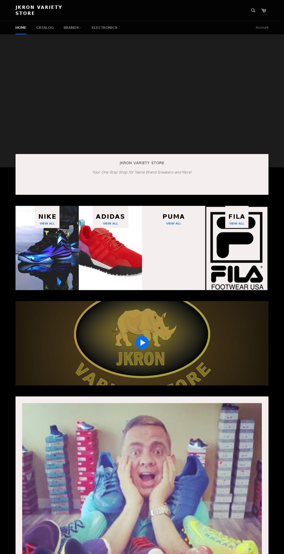 jkron.com — Shopify storefront screenshot