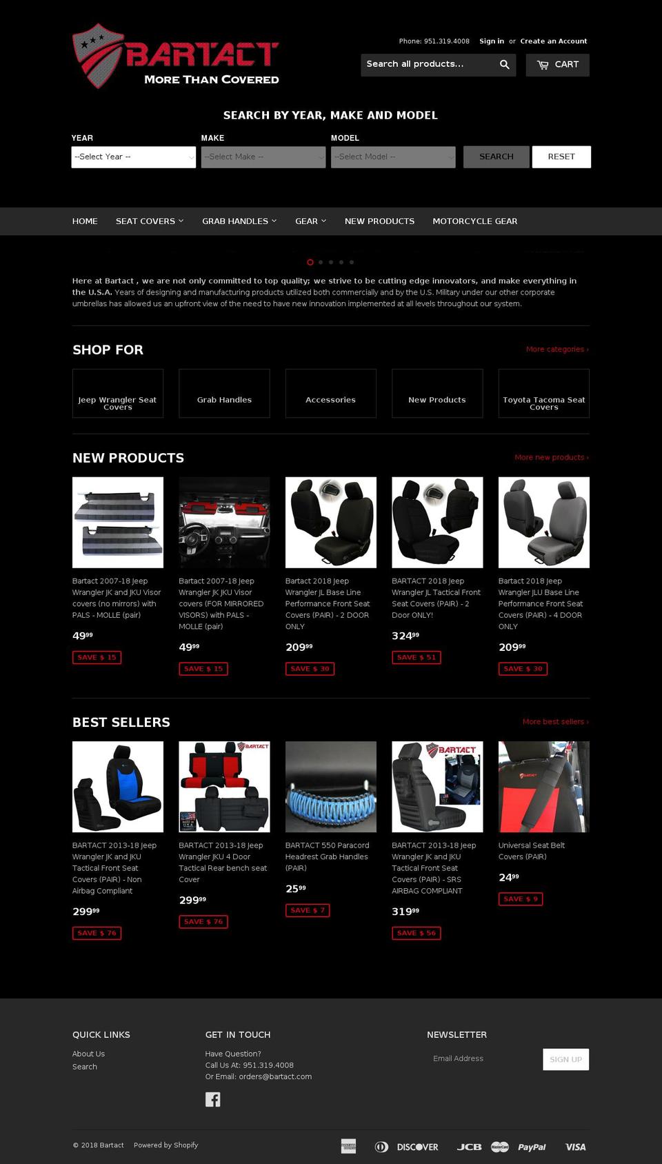 jlcovers.com — Shopify storefront screenshot