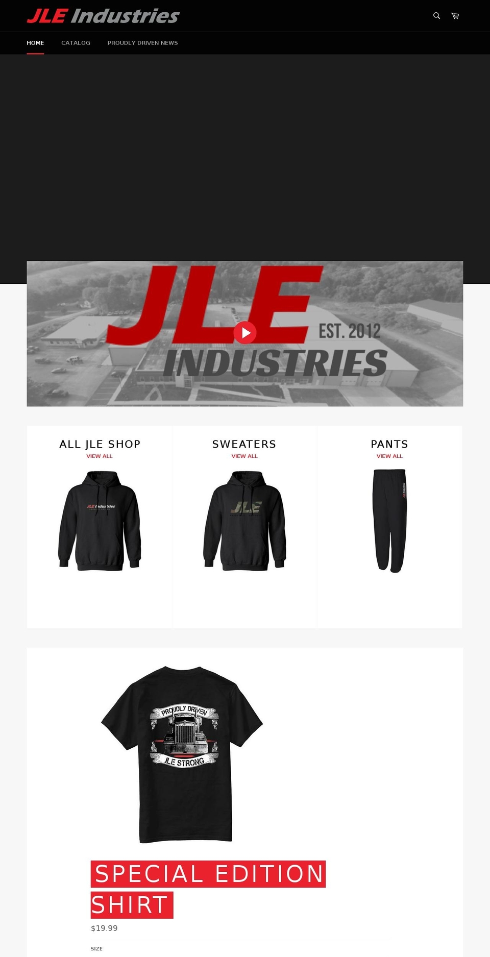 jleshop.com shopify website screenshot