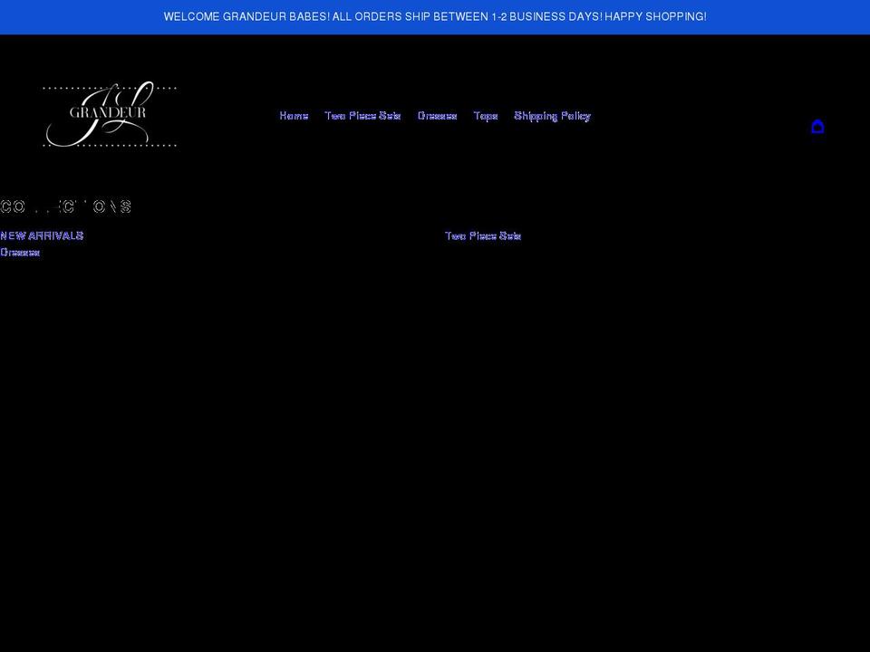 jlgrandeurboutique.com shopify website screenshot