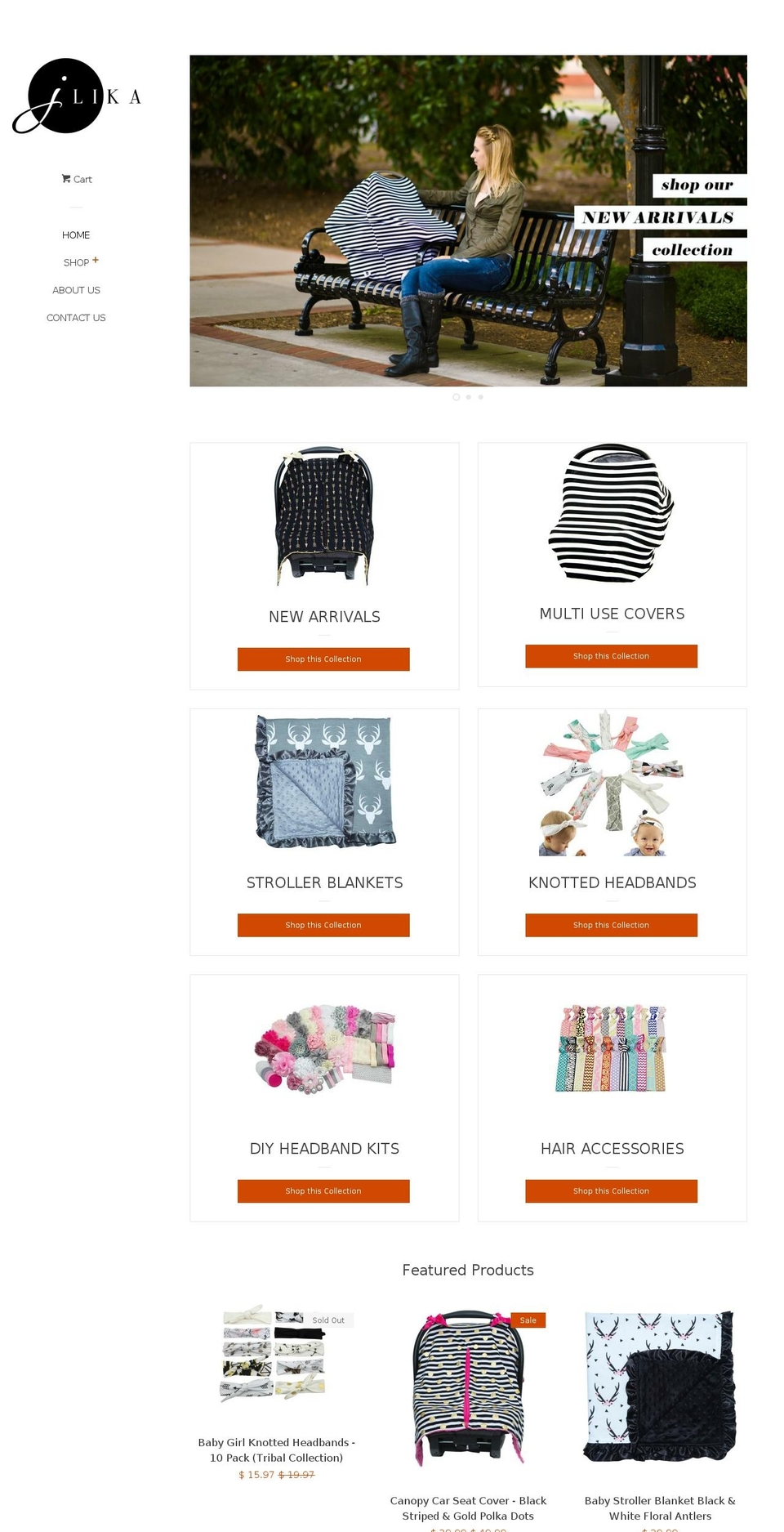 jlika.com shopify website screenshot