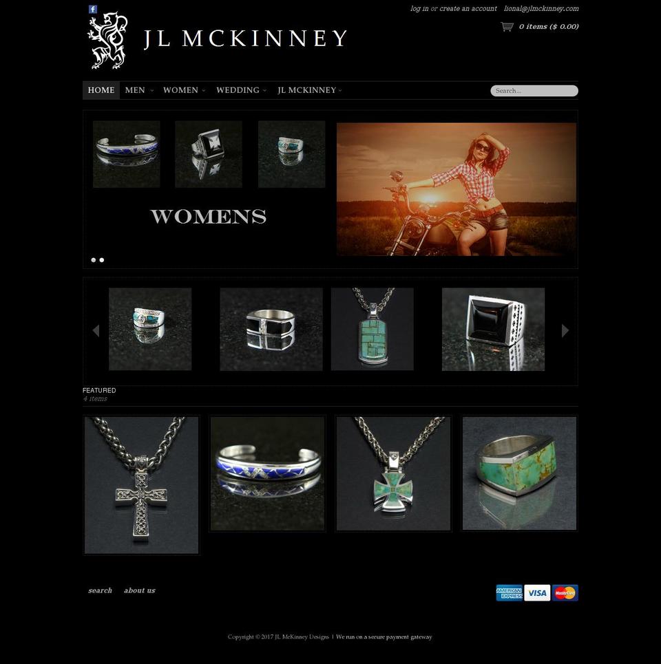 jlmckinney.com shopify website screenshot
