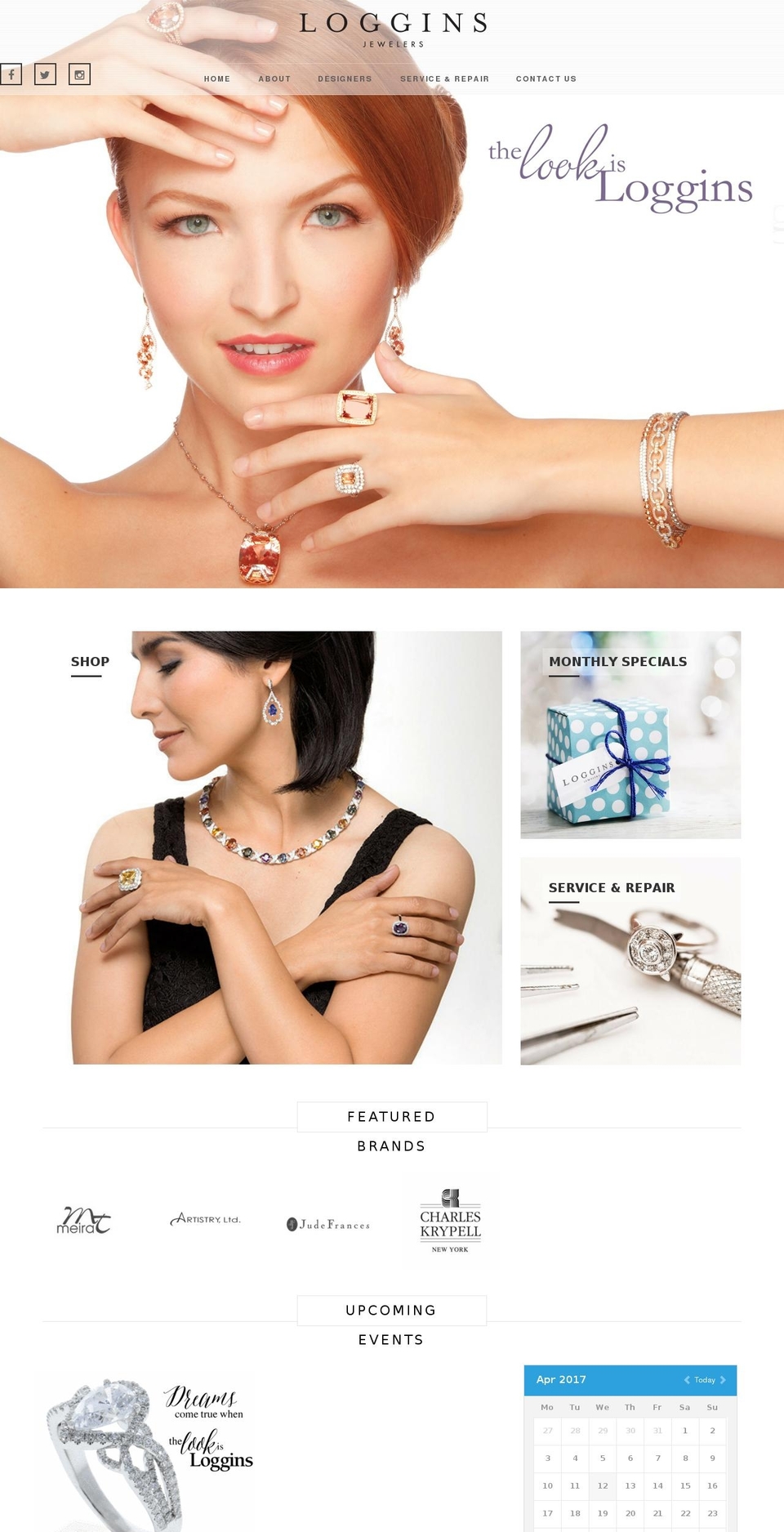 jloggins.com shopify website screenshot