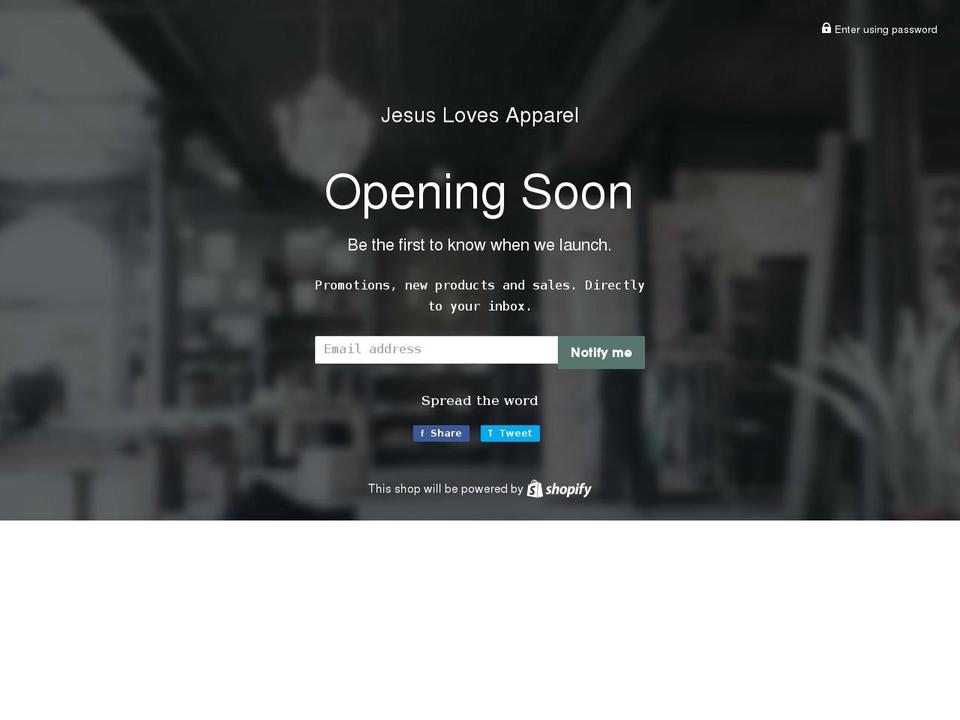 jlovesapparel.com shopify website screenshot