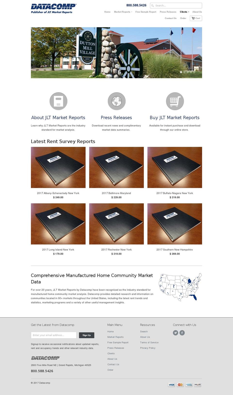jlt-associates.com shopify website screenshot