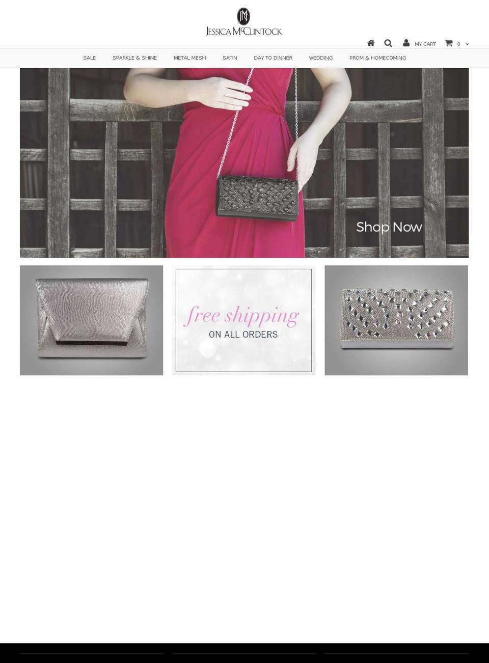 jmcbags.com shopify website screenshot