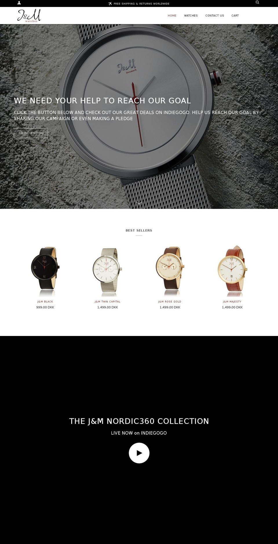jmdenmark.com shopify website screenshot