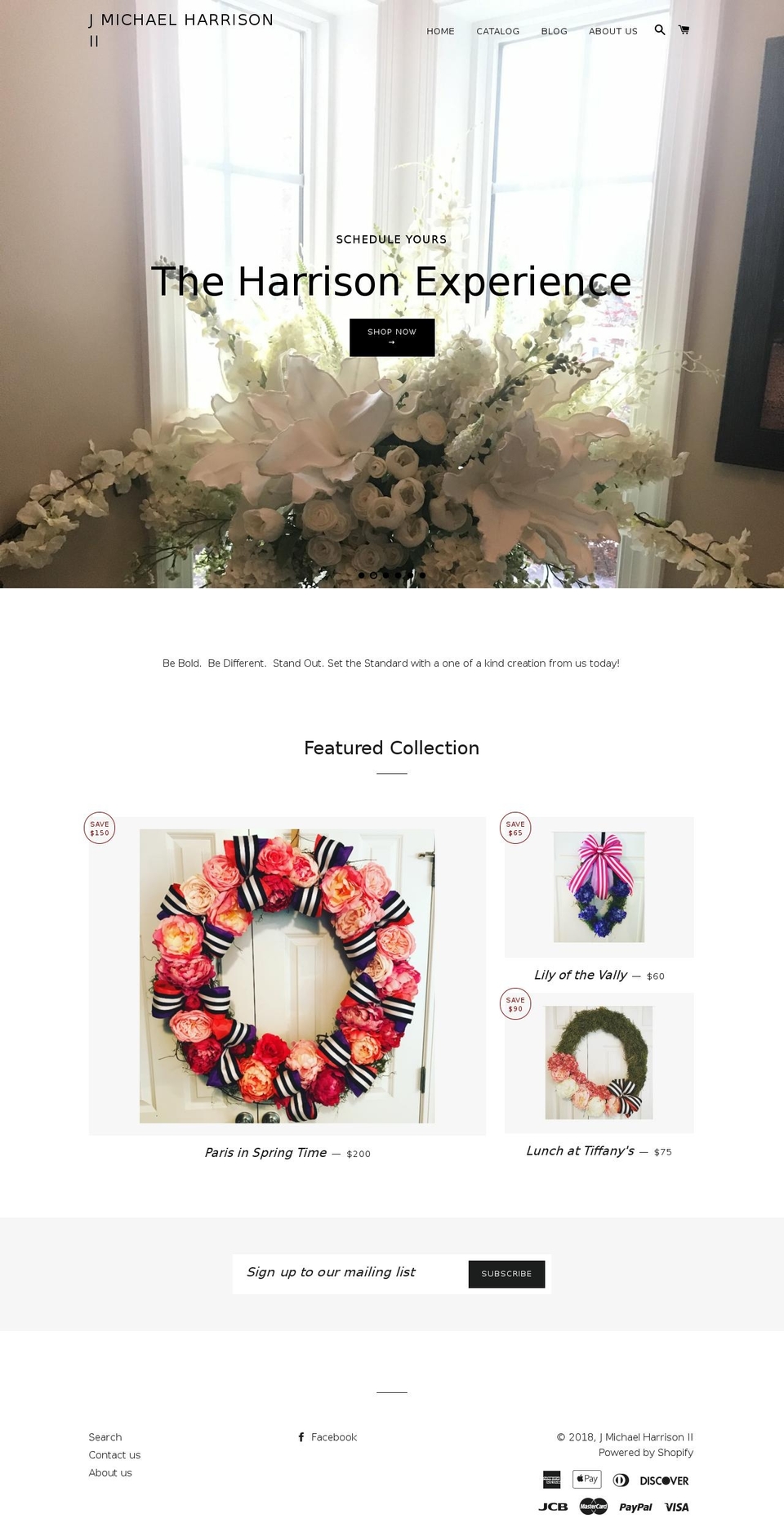 jmhtoo.com — Shopify storefront screenshot