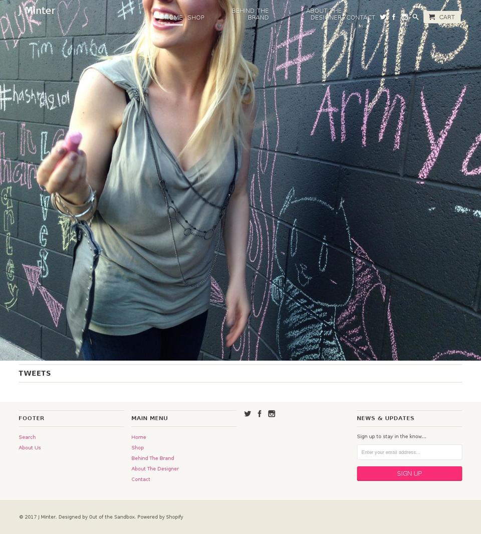 jminter.com shopify website screenshot