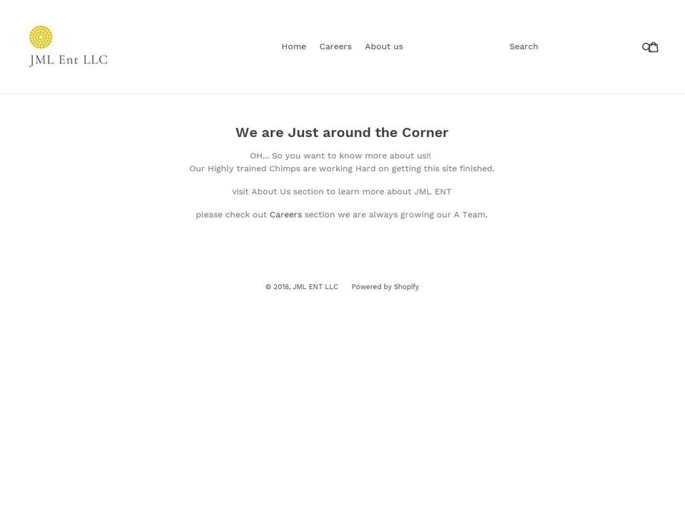 jmlentllc.com — Shopify storefront screenshot