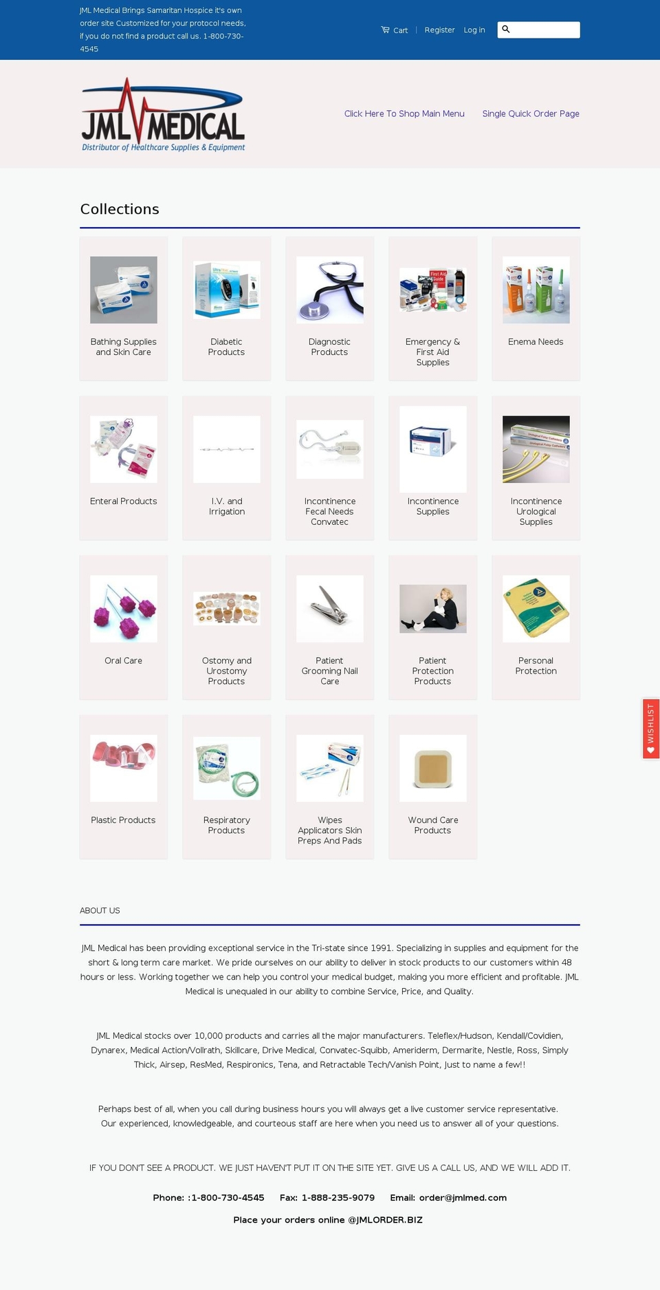 jmlorder.biz shopify website screenshot