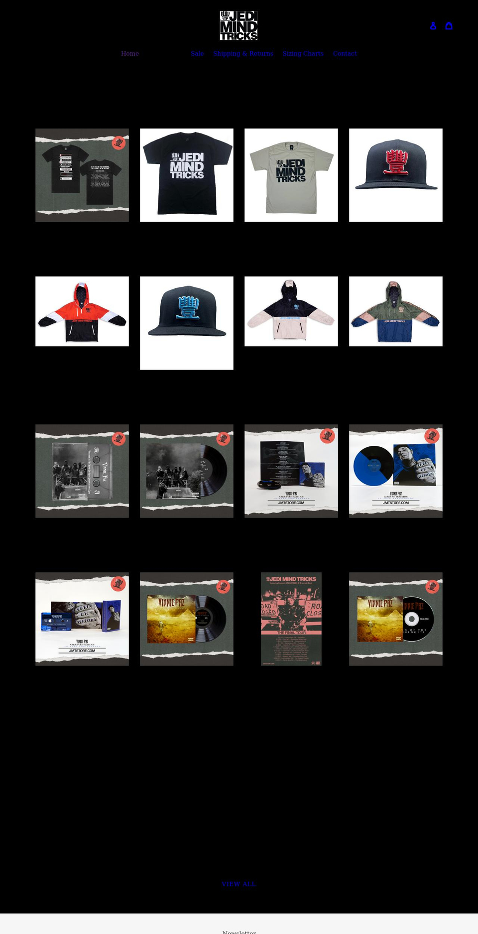 jmtstore.com shopify website screenshot