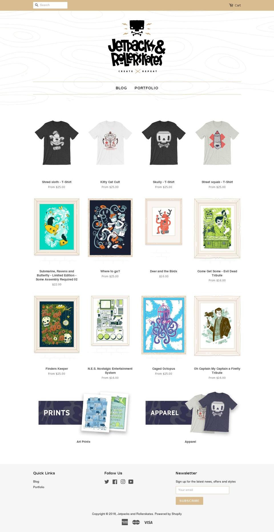 jnrshop.com — Shopify storefront screenshot