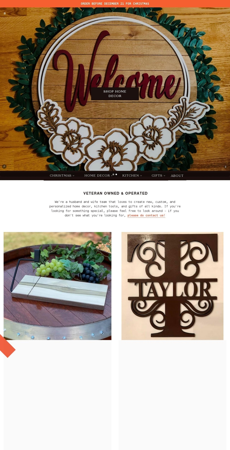 jnwoodcrafts.com shopify website screenshot