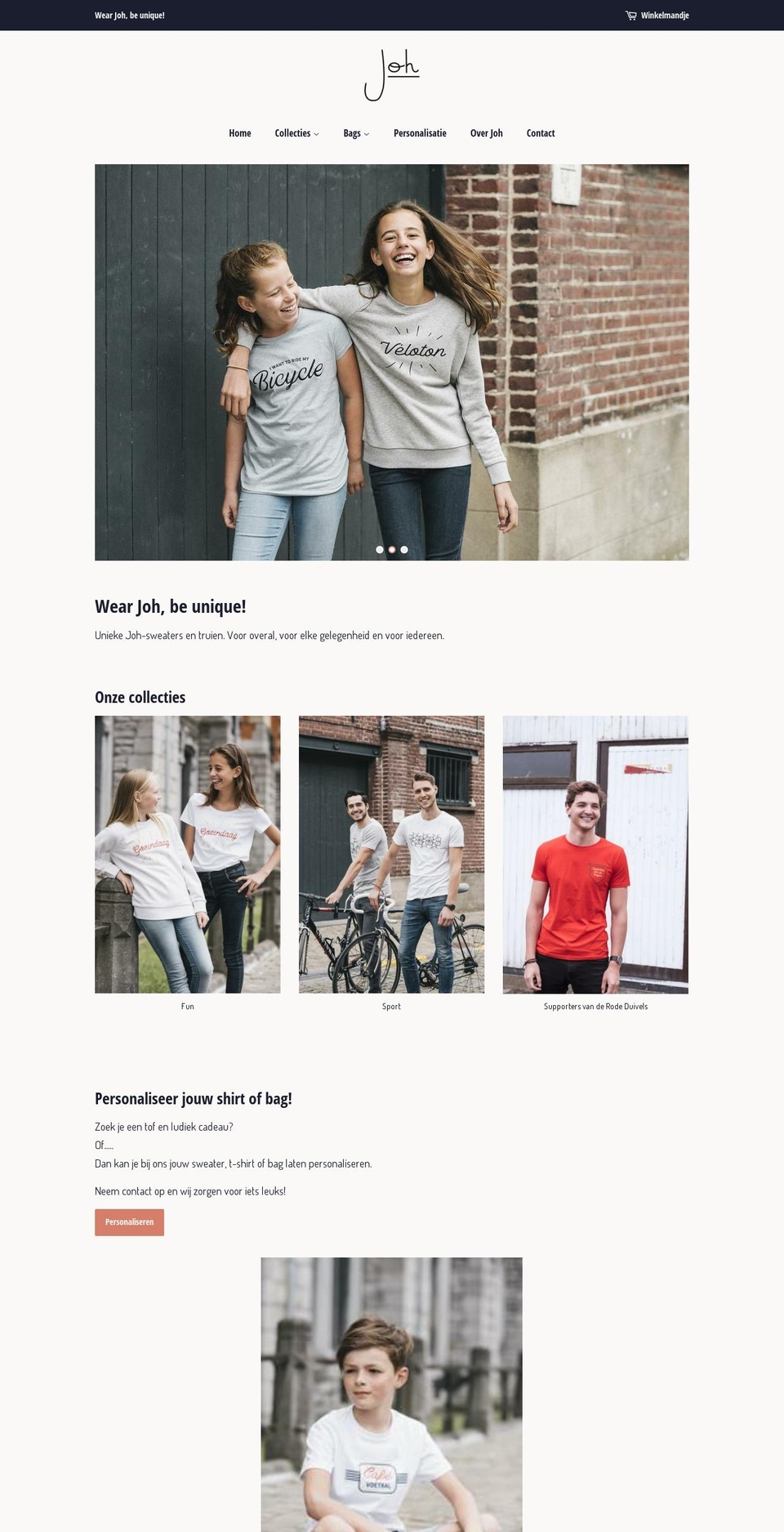 jo-h.com — Shopify storefront screenshot