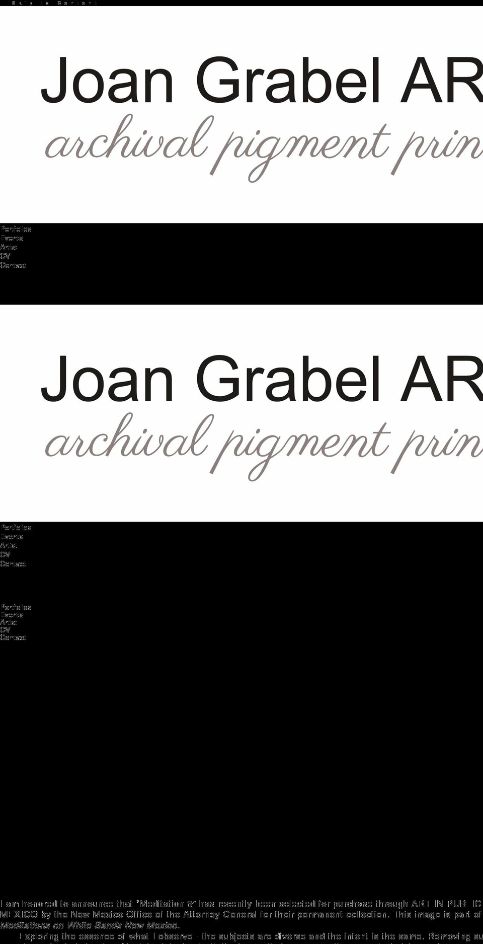 joangrabelart.com — Shopify storefront screenshot