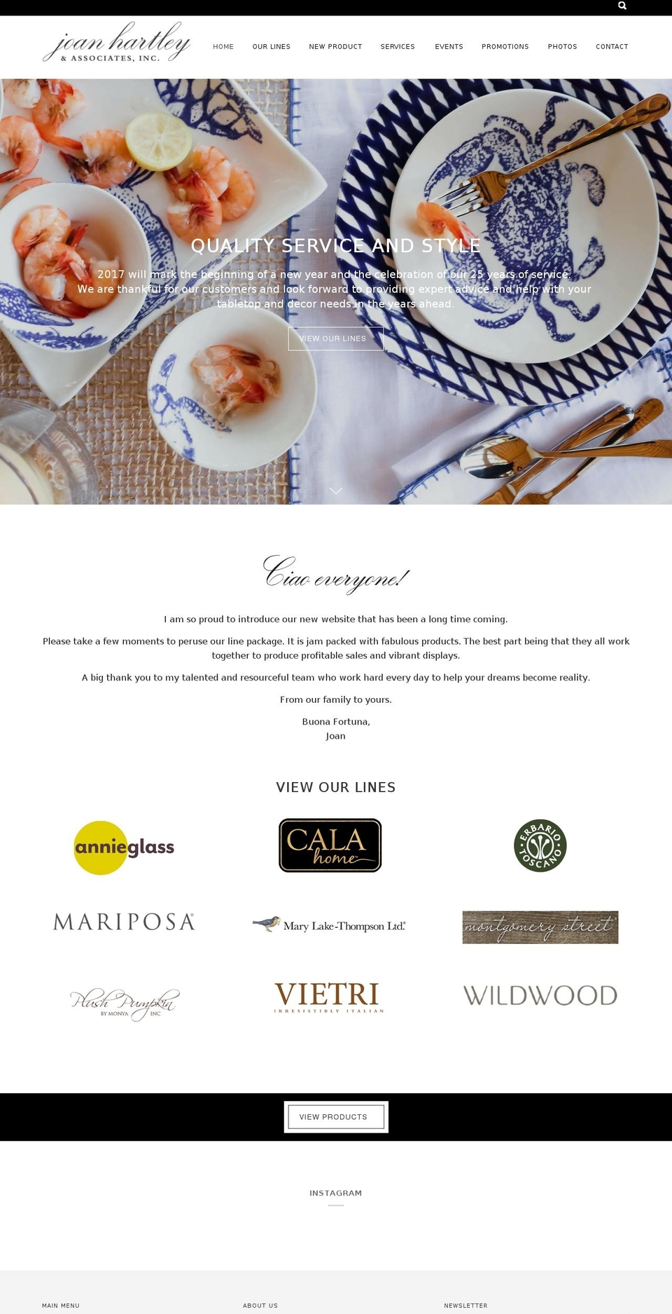 joanhartley.com shopify website screenshot