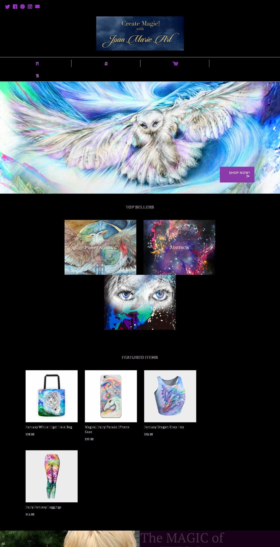 joanmarieshop.com — Shopify storefront screenshot