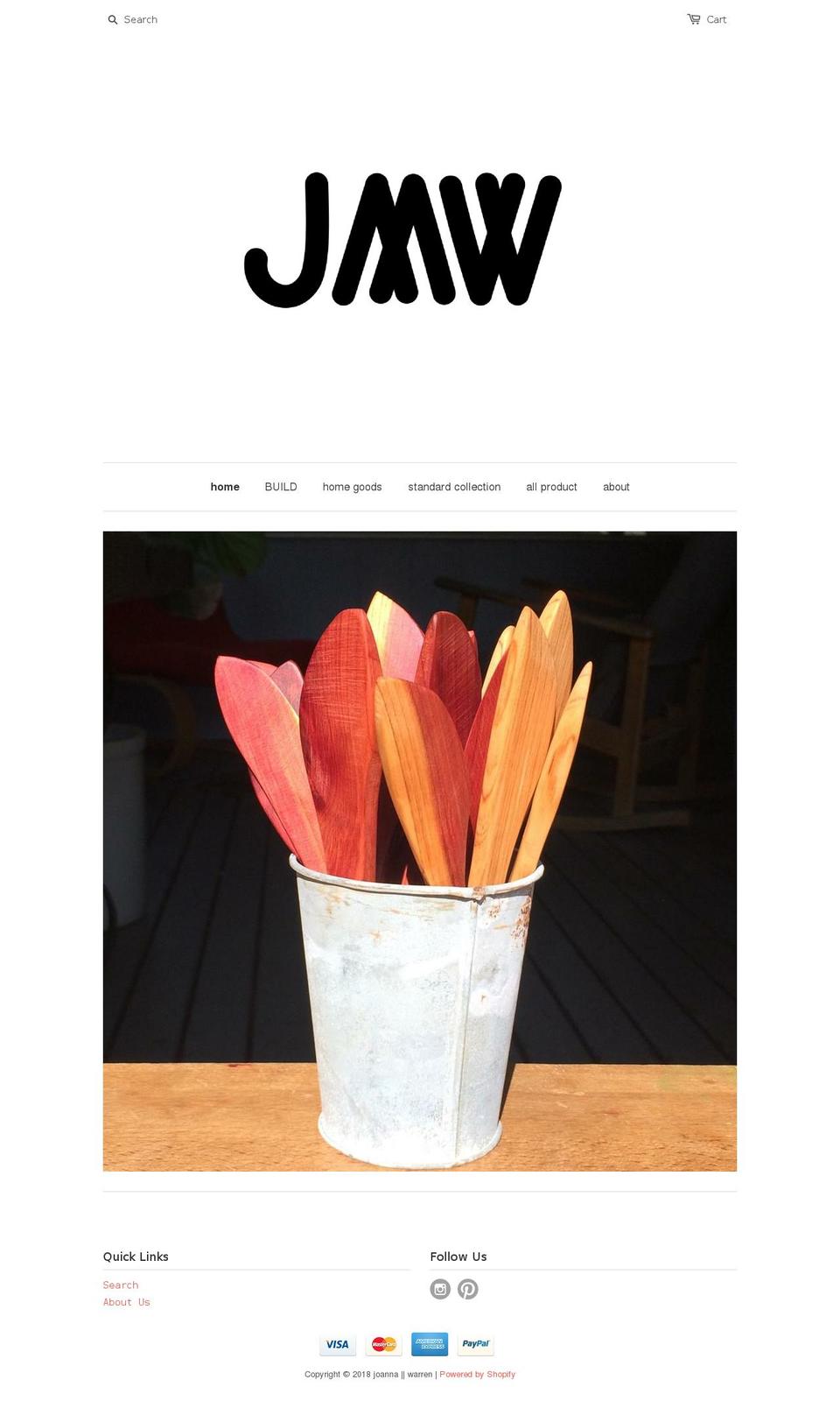 joanna-warren.com — Shopify storefront screenshot