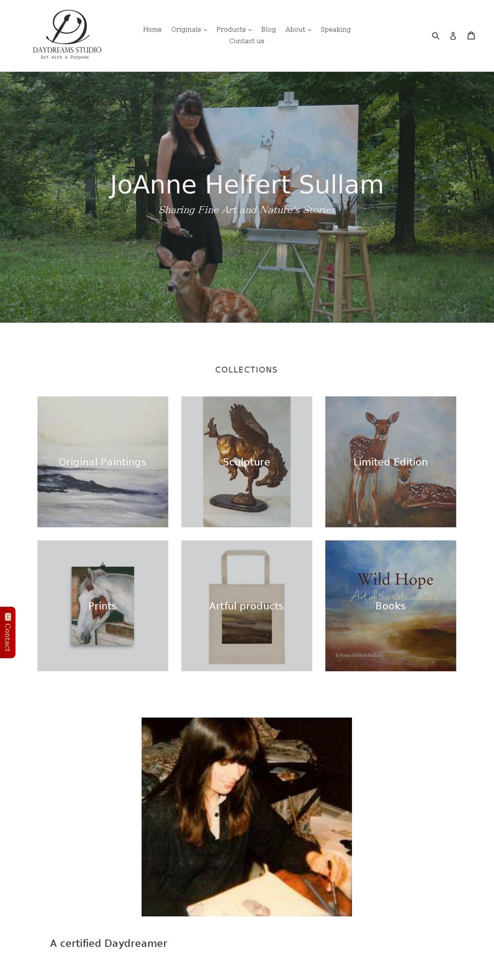 joannesullam.com — Shopify storefront screenshot