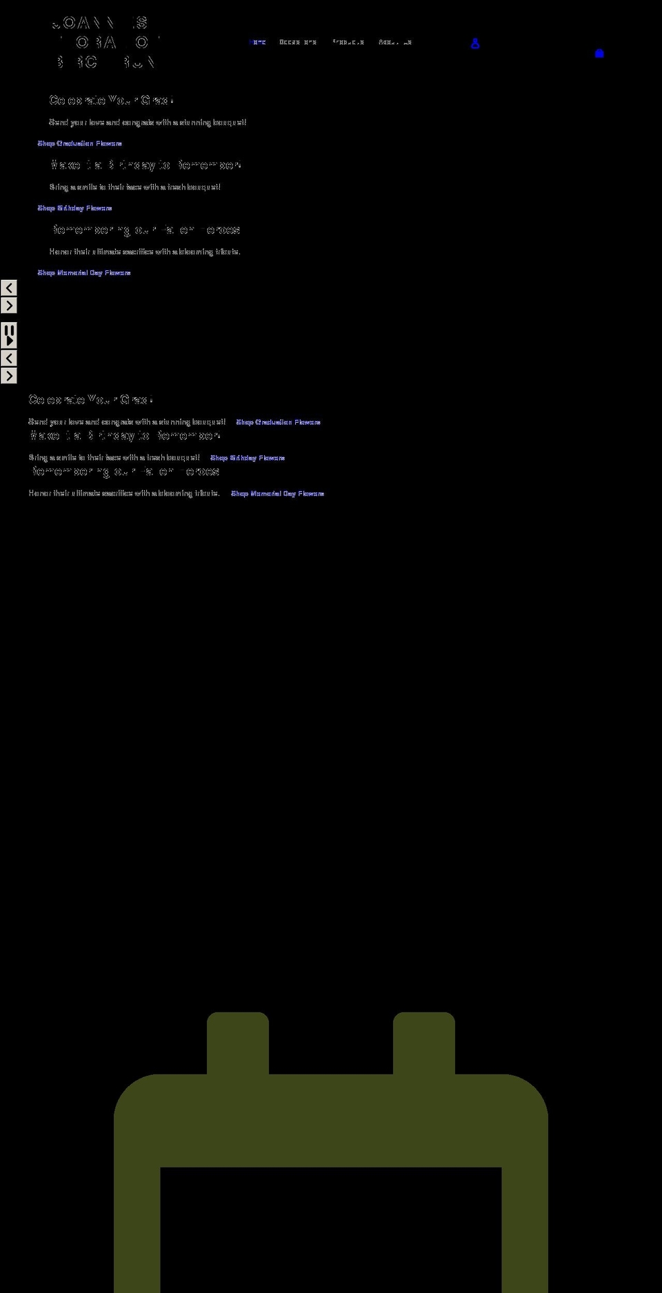 mol-standard- Shopify theme site example joanniesfloralofbirchrun.com