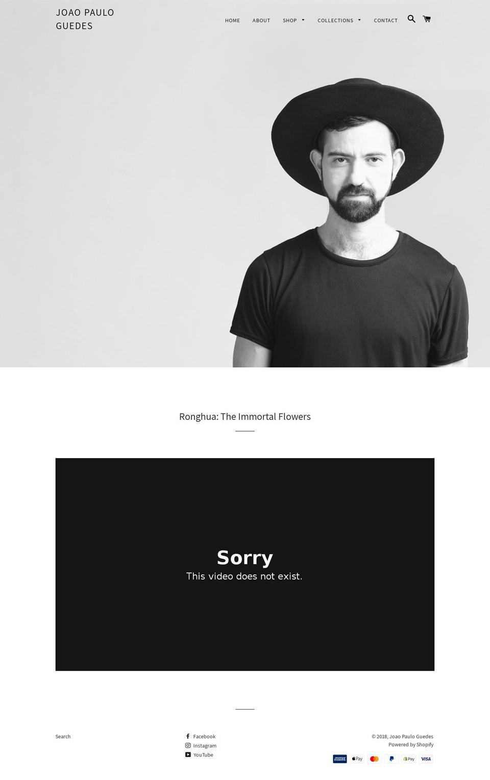 joaopauloguedes.com shopify website screenshot